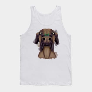Funny Great Dane and grasshopper Tank Top
